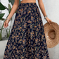 Dámská boho květinová maxi sukně