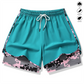 📢📢40% OFF !! ⏰Women's Casual Athletic Shorts with Built-in Liner