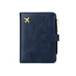 Multi-functional RFID Blocking Travel Passport Wallet
