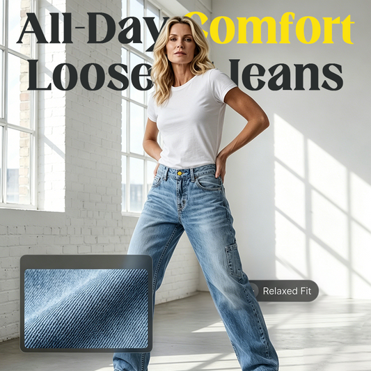 👖✨ Premium Loose Fit Straight Leg Jeans