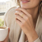 💍✨ Nastavitelný prsten s iniciálou a třpytivým zdobením – s personalizovaným písmenem