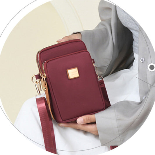 Stylová 3vrstvá crossbody kabelka přes rameno