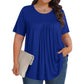 Splývavé květinové tunikové tričko