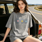Vintage Washed Graphic Tričko – Oversized a prodyšný střih