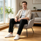 💞 Pánské slim-fit kalhoty s elastickým pasem – pohodlné 👖