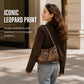 🐆Retro leopardí vzor kabelka přes rameno pro ženy 🤎Vintage styl dámská crossbody kabelka
