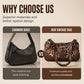 🐆Retro leopardí vzor kabelka přes rameno pro ženy 🤎Vintage styl dámská crossbody kabelka