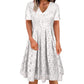 Dámské elegantní šaty s výstřihem do V a krajkou