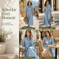 👗✨ Dámské maxi šaty z lněného směsového materiálu – prodyšný střih ve tvaru písmene A a nenucená elegance