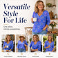 🌸✨ Dámský top s výstřihem do V a květinovým vzorem ve stylu boho – vintage potisk, měkký materiál a pohodlí po celý den