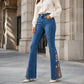 ✨ Každodenní styl, který lichotí | Dámské džíny s vysokým pasem ve westernovém střihu do zvonu