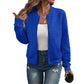 🤍✨ Dámský pletený kardigan s polovičním výstřihem a zipem – s dlouhými rukávy, elegantní a ležérní kousky do města