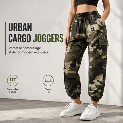 ✨👖 Pánské maskáčové cargo joggery – Elastické, více kapes & pohodlné na každý den