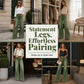 👖 Delší vzhled nohou, snadné pohodlí | Dámské vintage džíny s vysokým pasem a širokými nohavicemi