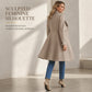 🧥✨ Dámský Elegantní Vypasovaný Kabát s Klopami – Stylový & Ženský Vzhled