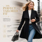 🧥✨ Dámský Elegantní Vypasovaný Kabát s Klopami – Stylový & Ženský Vzhled