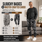 👖 Pánské maskáčové cargo kalhoty se šňůrkou – Volný střih & utilitární styl 🌿
