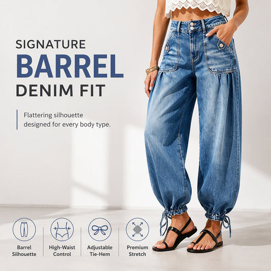 ✨ Dámské džíny s vysokým pasem – Zeštíhlující střih & absolutní pohodlí 👖
