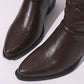 ✨ Elegantní & Pohodlné | Dámské špičaté kotníkové boty s řasením a blokovým podpatkem 👢