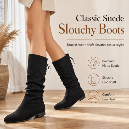 👢 Dámské šněrovací mid-calf kozačky – vintage ležérní kotníkové boty s masivním podpatkem